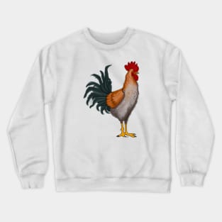 Cute Rooster Drawing Crewneck Sweatshirt